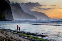 Ke'e Beach Sunset