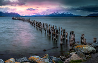 Puerto Natales, Chile, Sunset